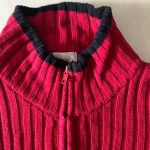 CLEO Women’s Mock Neck Front Zip Cardigan